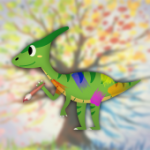dinosaur painting