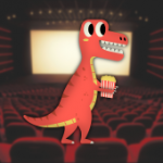 dinosaur in the cinema